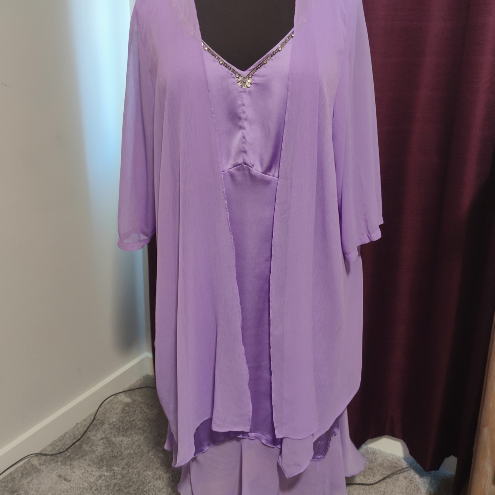 Perfect For Wedding. Roaman's Lavender Formal Dress
